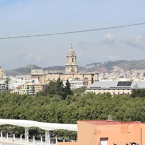 At The -la Malagueta-free Parking- , Malaga Spain